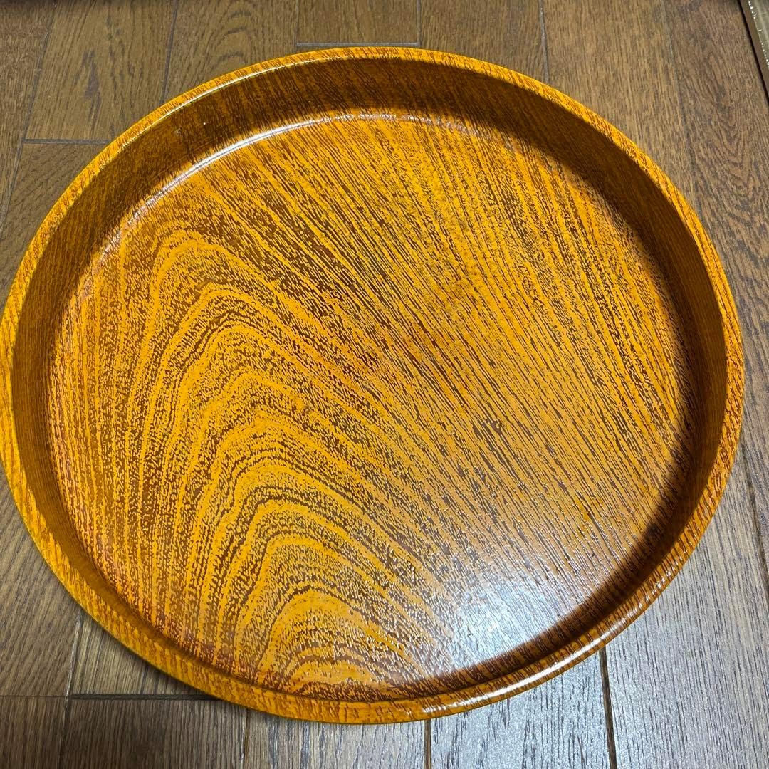 美術漆器 けやき盆 竹中工芸 すごくしっかりしている 天然木 革新的な