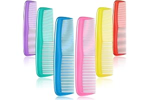 48 Pieces Colorful Plastic Combs Set