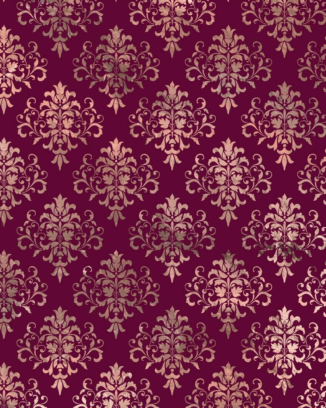 Rose Gold and Burgundy Composition Notebook - Large Ruled Notebook - 8x10 Lined Notebook (Softcover Journal / Notebook / Diary) (8x10 Lined Softcover Notebook)