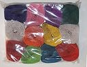 MSGH Party Suppliers Decorative Ribbon Crepe Paper Streamer Roll - Pack of 12 (Design - A), Multicolor gallery image