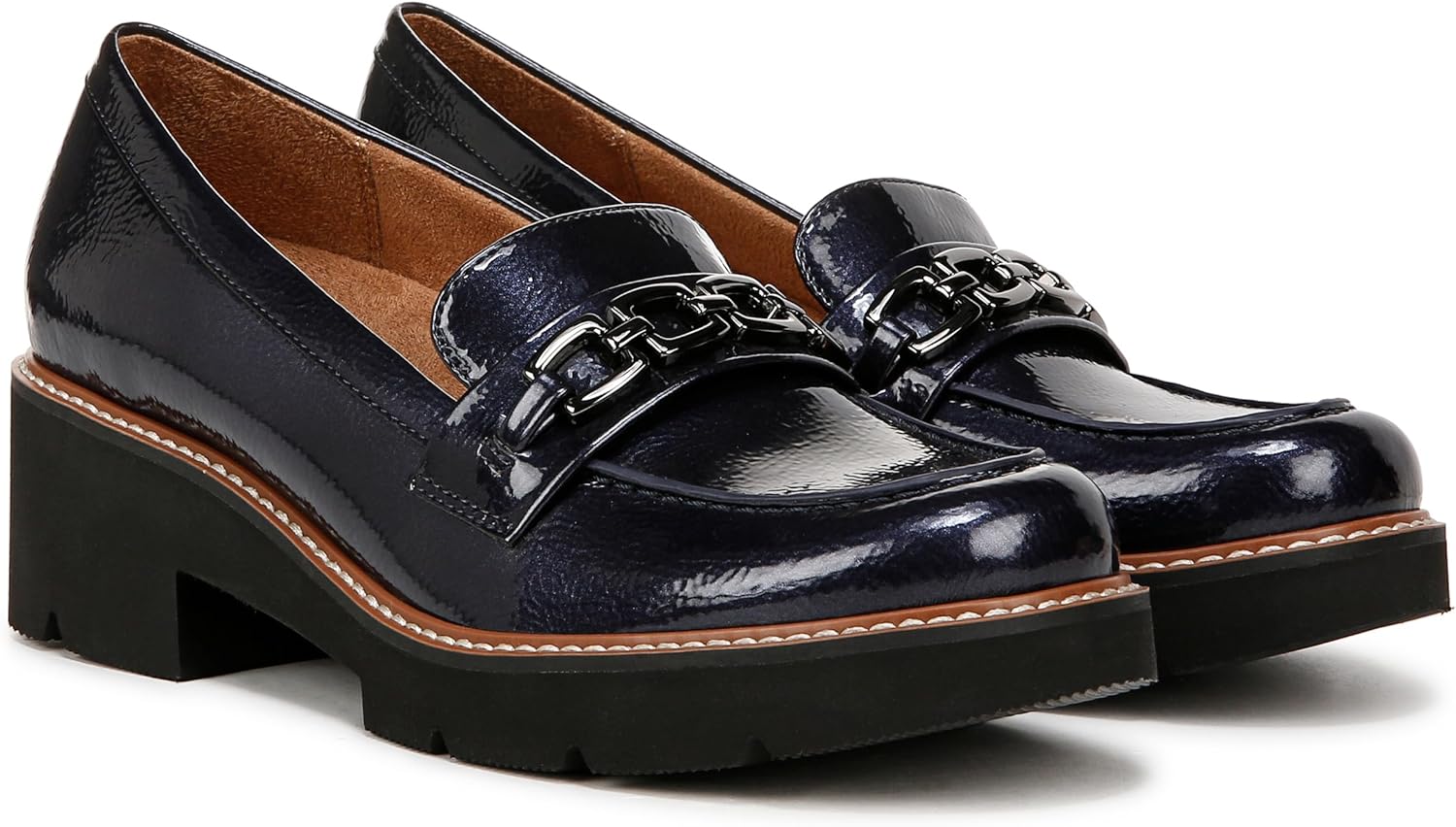 Naturalizer Womens Cabana Lug Sole Slip on Loafer - Image 7