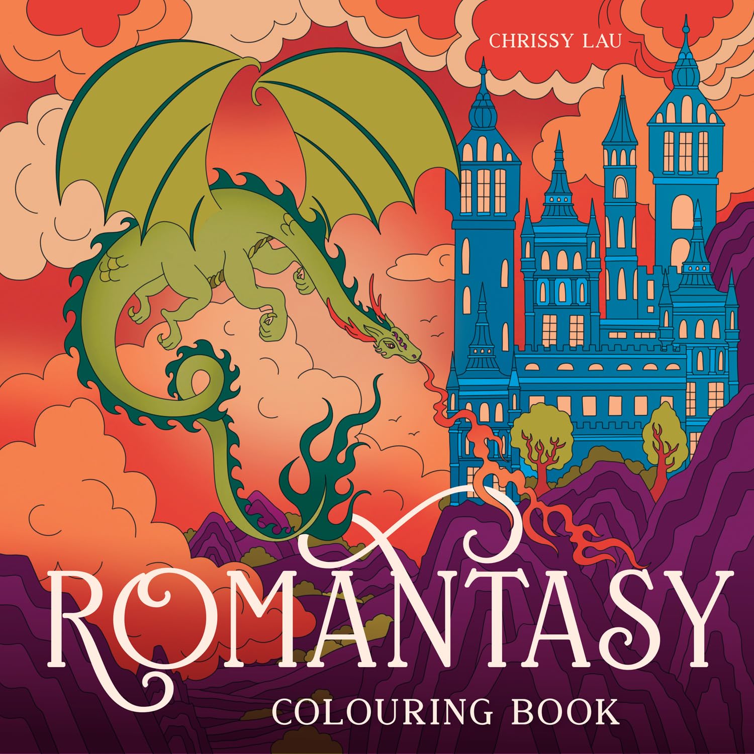 Romantasy Colouring Book: New for 2026, adventure into a world of romantasy to colour the stress away – For fans of ACOTAR, Fourth Wing and fantasy