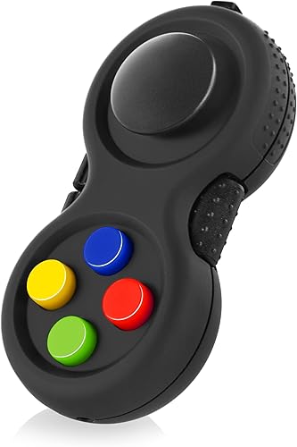 WTYCD El Fidget Retro original Juego de control clásico de goma Fidget Focus Toy con funciones de 8 vueltas y cordón - perfecto para aliviar el