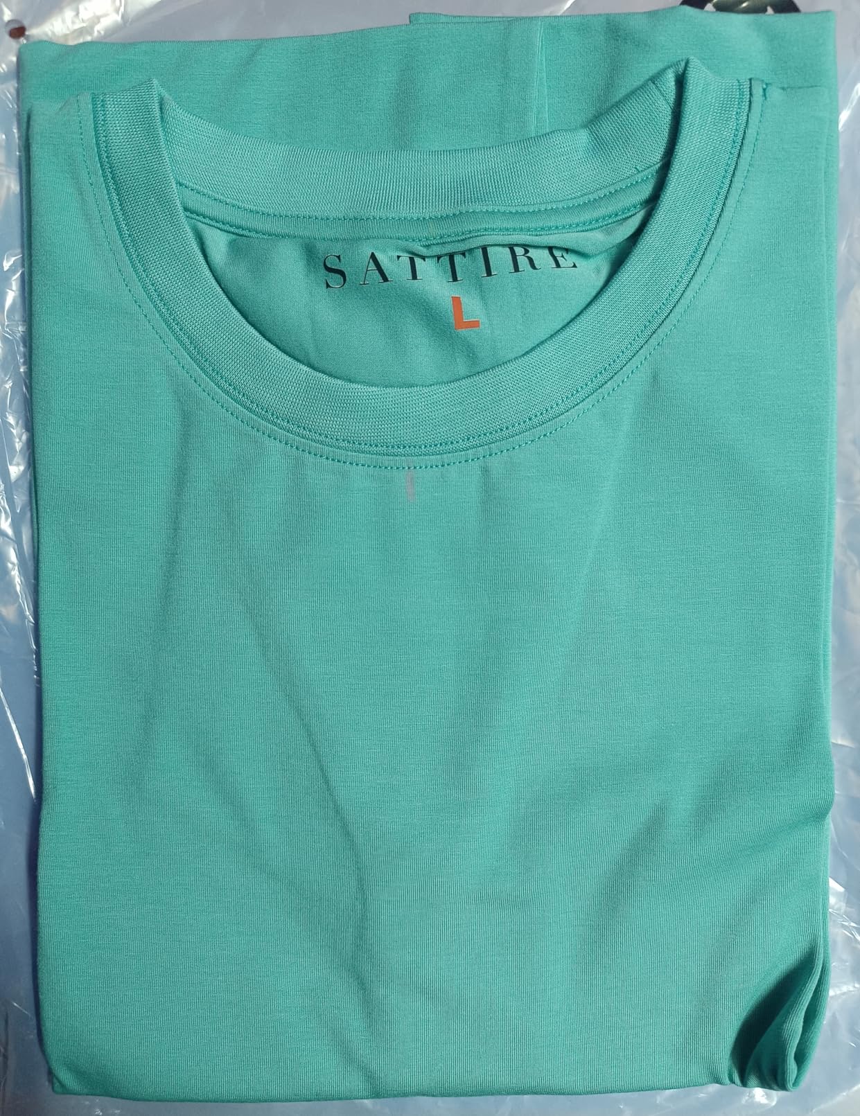 Men's Icy Turquoise Supima Regular Fit Tee