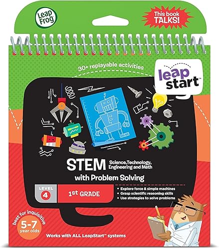 Miniatura 6 de Libro de actividad LeapFrog LeapStart para 1er grado STEM resolución de problemas Stem
