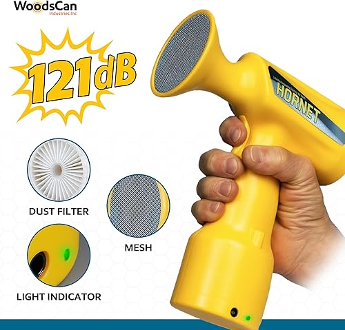 Miniatura 14 de WoodsCan Hornet Sport - Bocina de aire eléctrica recargable, 121 dB ultra fuerte, sin gas comprimido, bocina de seguridad de mano para emergencias