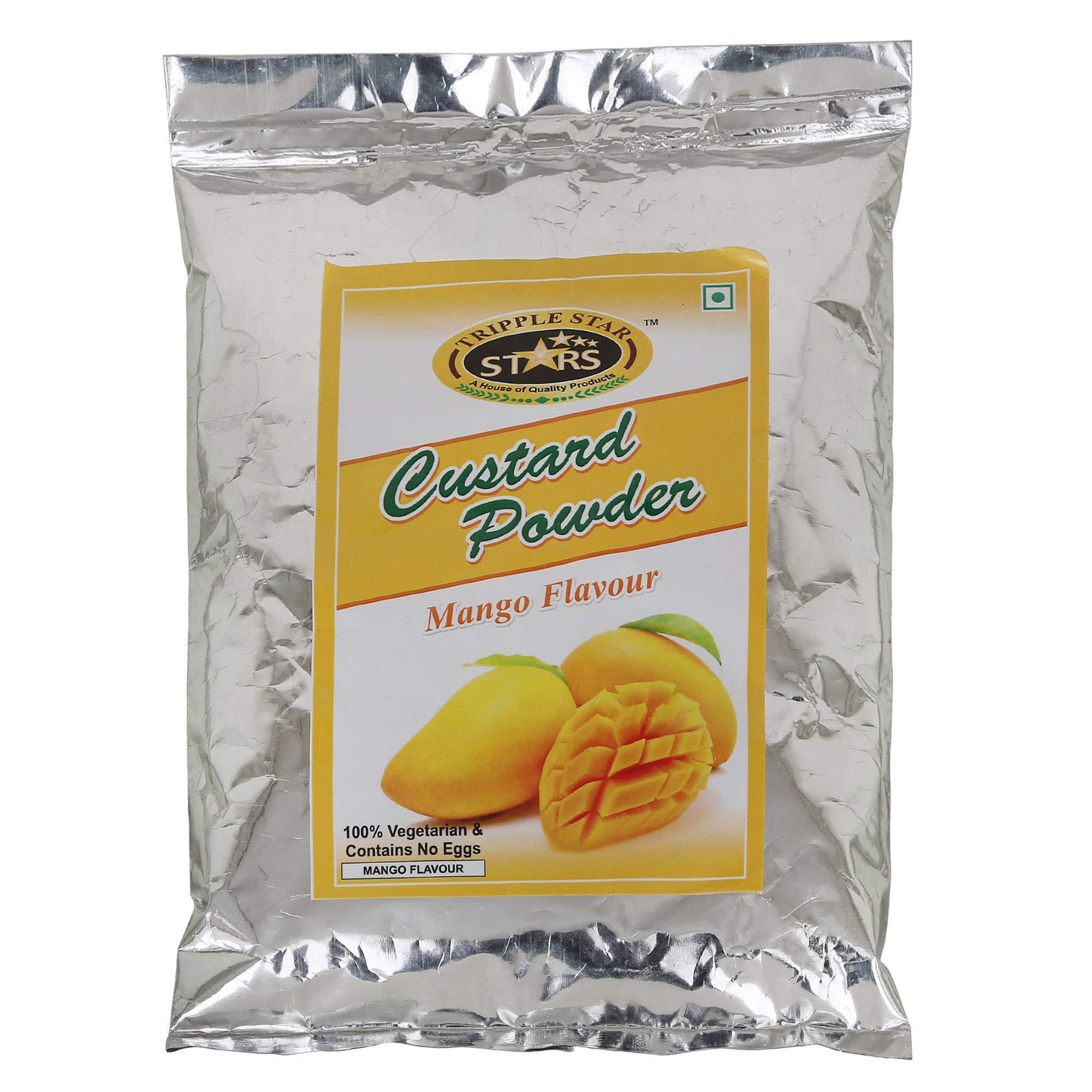 Tripple Star Mango Custard Powder-500 Gram