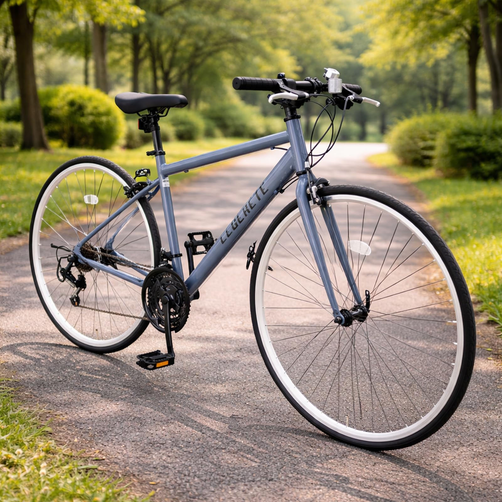 Amazon | MAKTA クロスバイク 700C 自転車 21段変速 泥除け付き 通勤