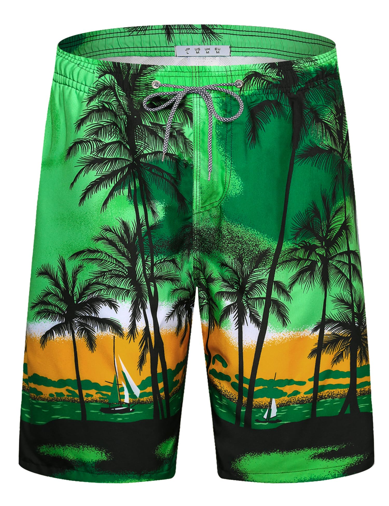 APTRO Costumi Pantaloncini da Bagno Uomo Mare Surf Piscina Stampa Hawaiana Estiva Grande Asciugatura Rapida con Fodera in Rete