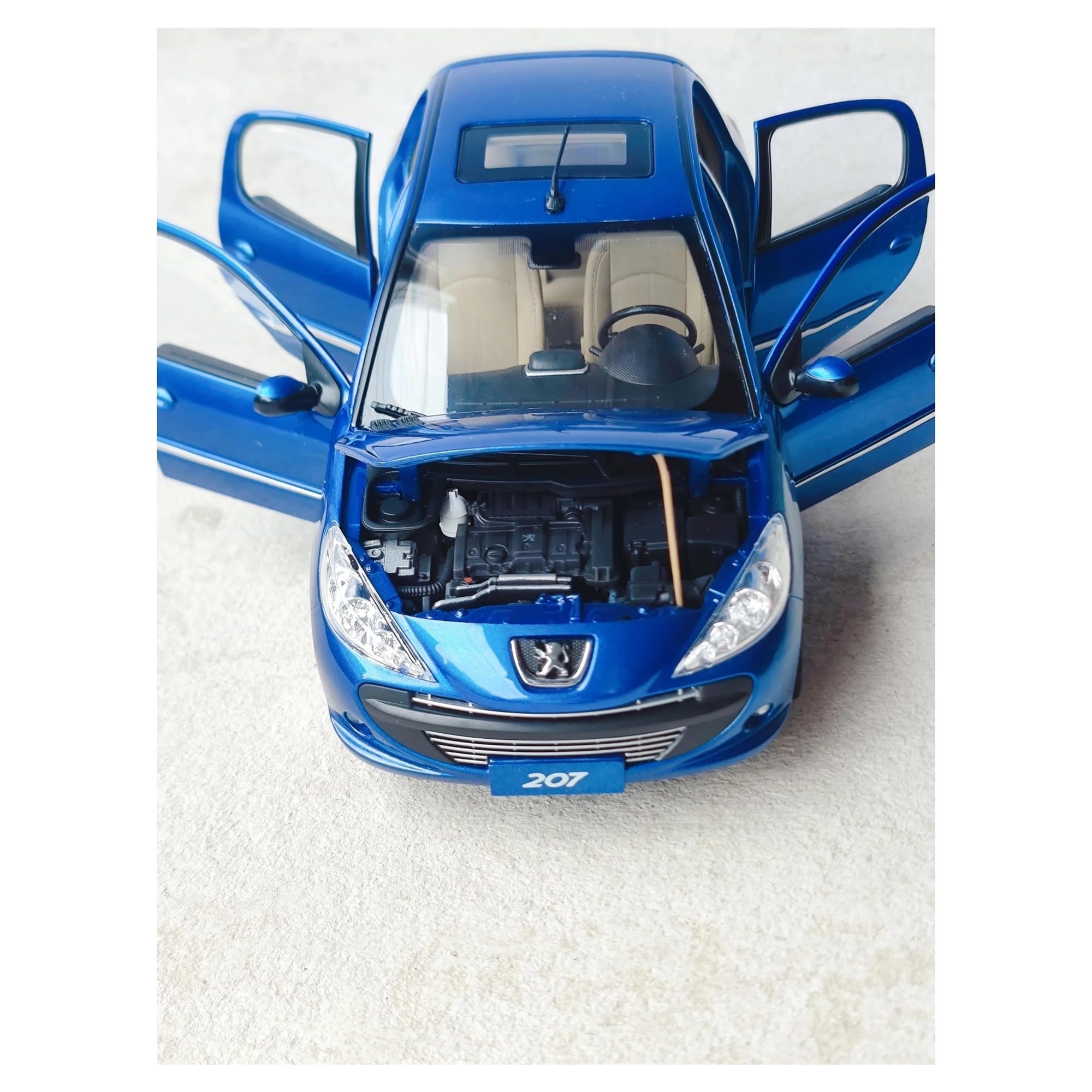 Auto In Miniatura Modellino Auto In Lega Peugeot 207 In Stile Antico Scala 1 18 Per Appassionati Collezionismo E Decorazioni Per La Casa