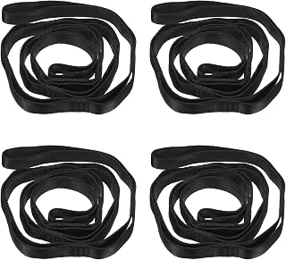 PATIKIL Daisy Chain Straps, Strong Climbing Strap Adjustable Nylon Chain Sling with Loops for Aerial Yoga Hammock Swing