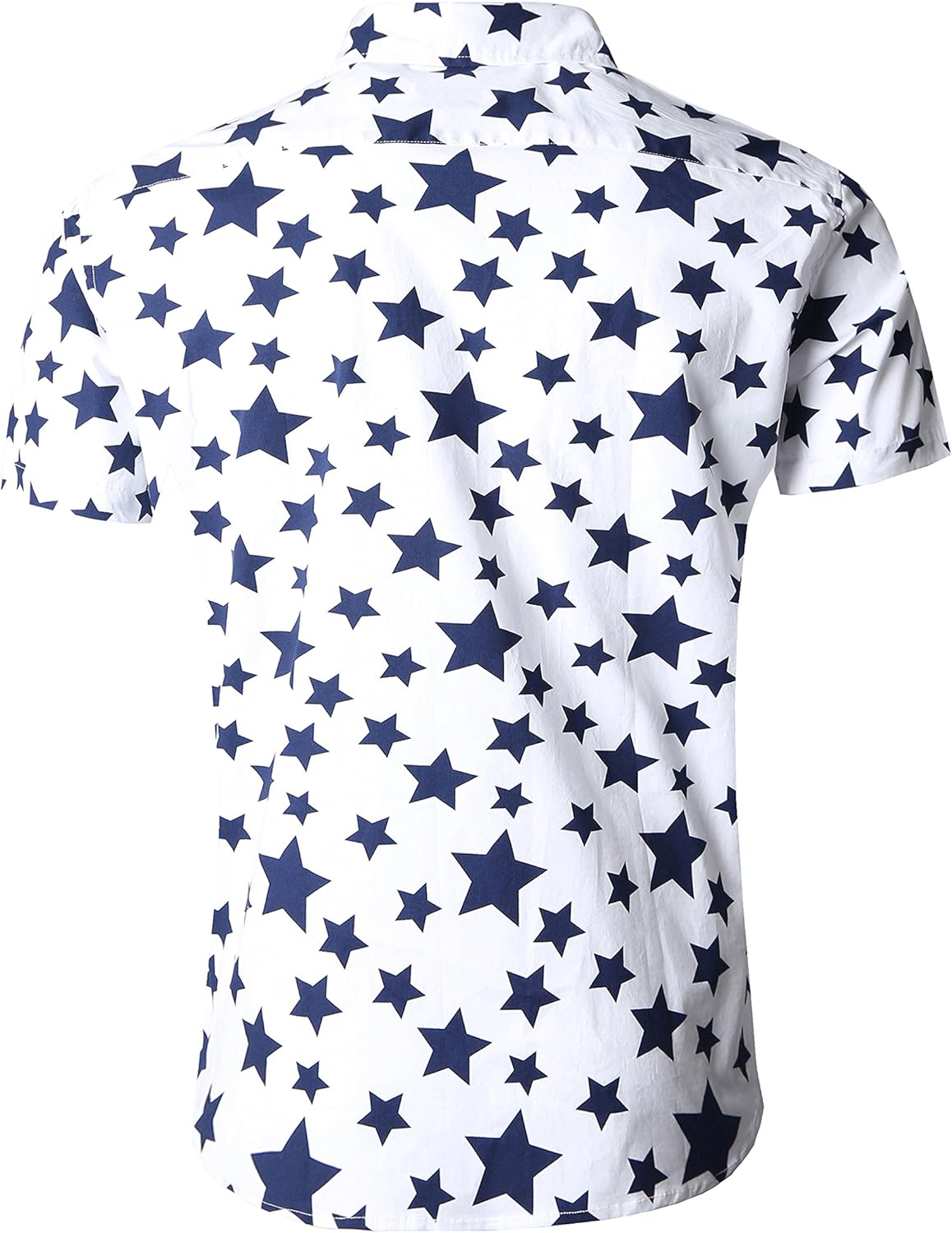 Men's Regular Fit Short Sleeve Dress Shirt Button Down Casual Unique Print Shirts for Men - Image 2