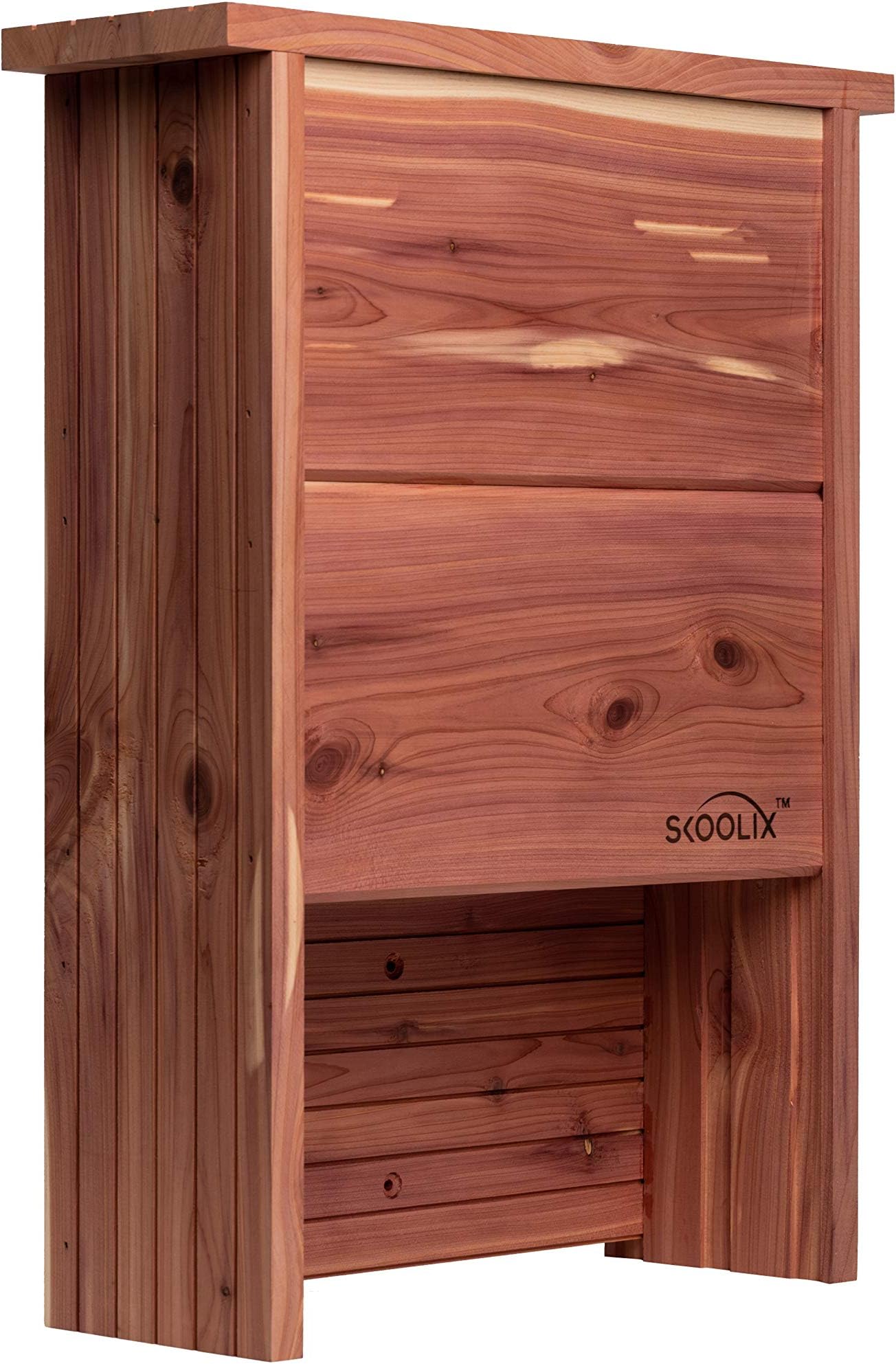 Wooden Bat House for Outdoors~ Multi Double Chamber Bat Box~ Premium Red Cedar ~ Outdoor Bat Shelter ~