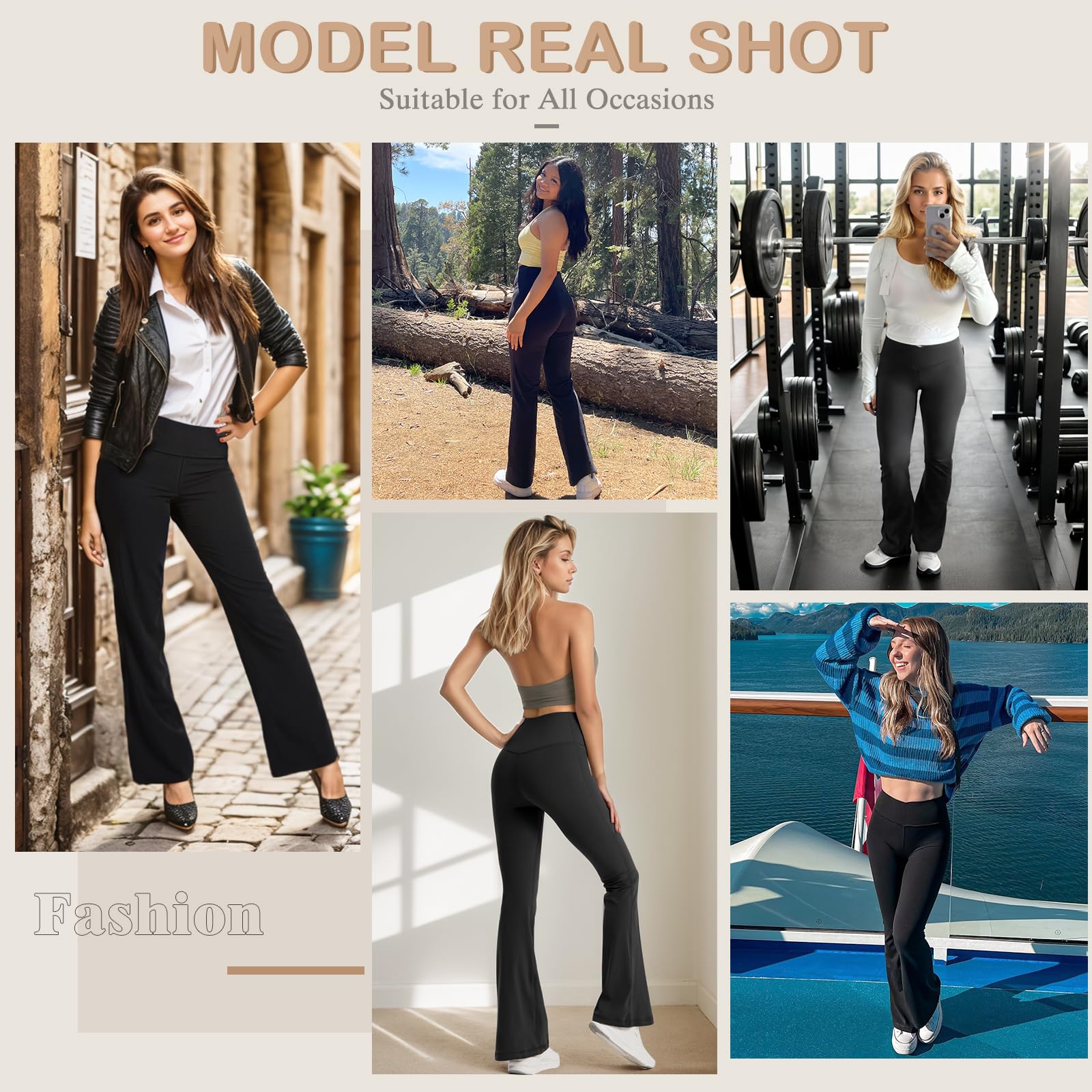 Damskie spodnie do jogi Legginsy łapowe damskie z wysokim stanem Pantajazz Legginsy do jogi Pilates Taniec sportowy Fitness Casual Siłownia Trening