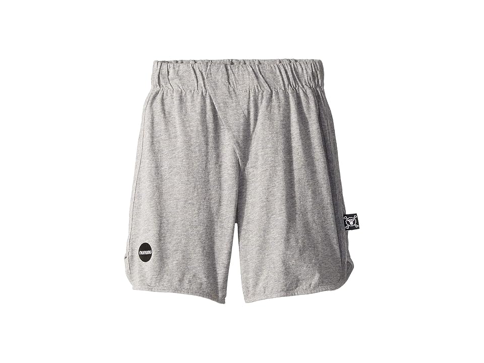 

Nununu Diagonal Light Shorts (Little Kids/Big Kids) (Heather Grey) Boy's Shorts, Gray