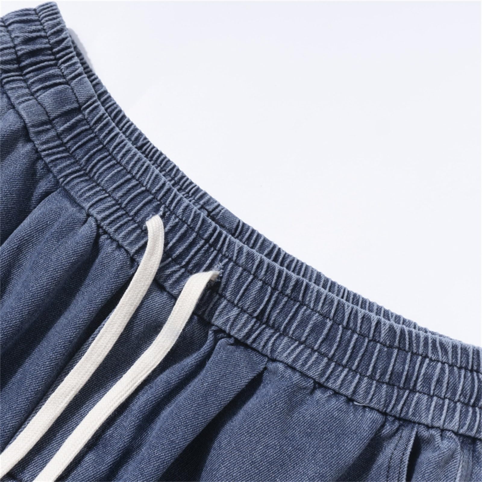 Genérico Vaqueros Hombre Elasticos Pantalones Elásticos para Hombre Corte Holgado Color Azul Lavado Clásicos Rectos Cómodos Estilo Casual con Bolsillos Profundos Pantalones Chinos Slim Fit para