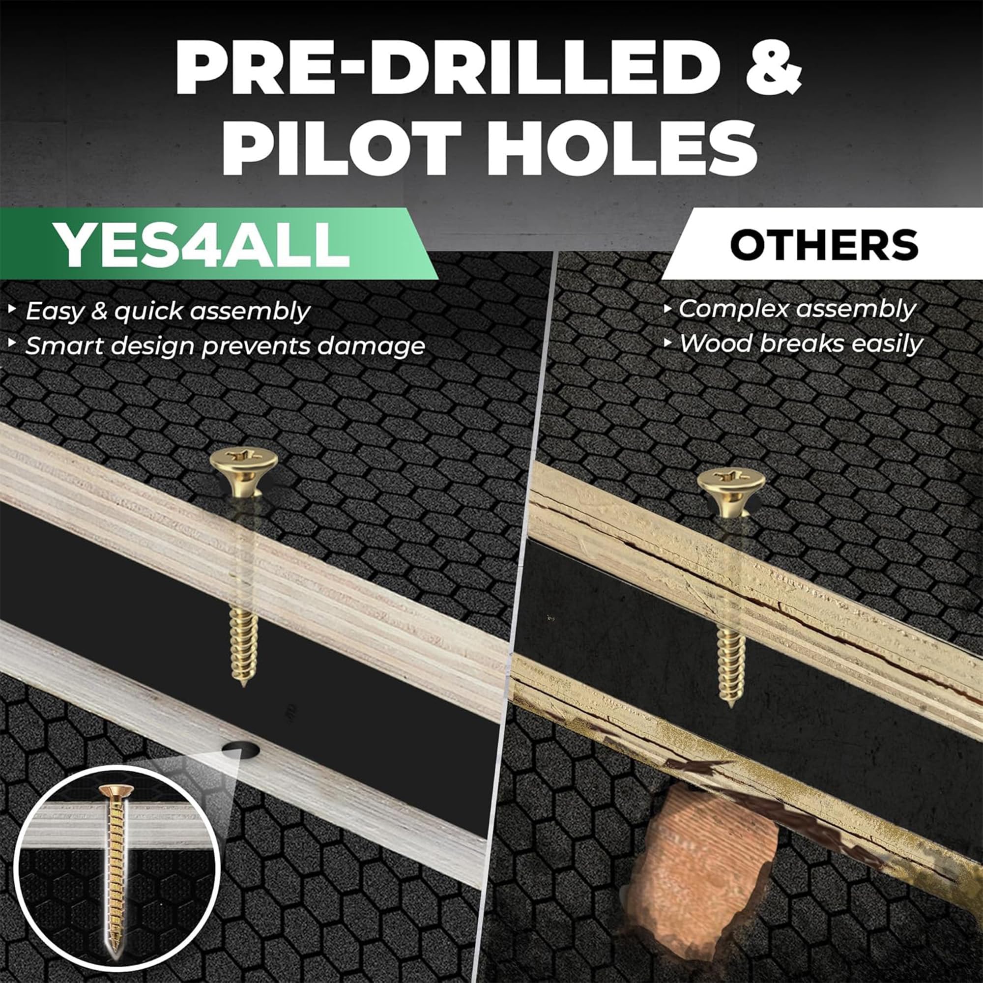 Yes4All Boîte pliométrique 3 en 1 en bois pour entraînement au saut, boîtes de saut pour exercices de gym à domicile et entraînement en plein air