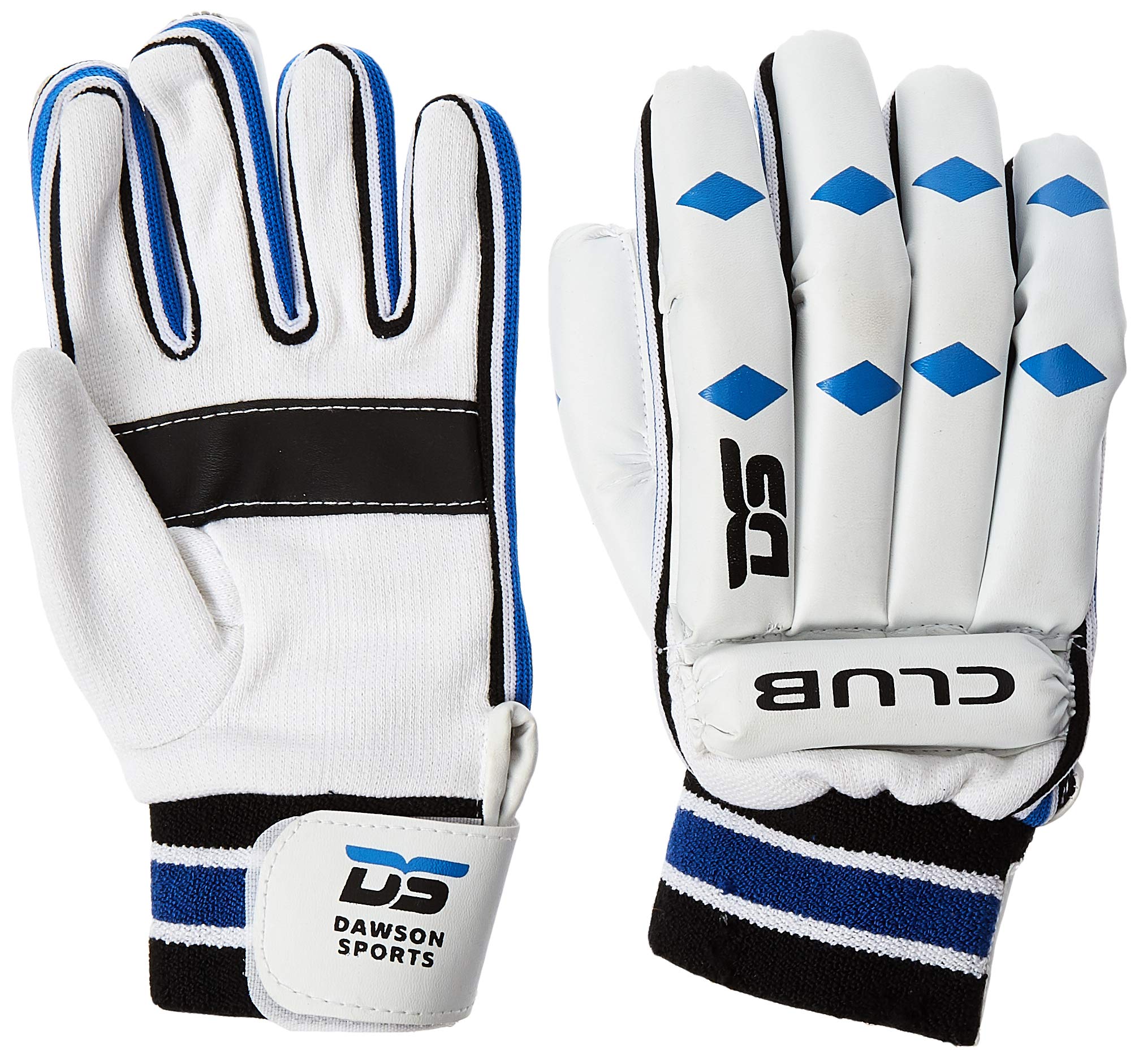 DAWSON SPORTS Club Cricket Cotton Batting Gloves, Pair, Training Gloves Gear, Boys, Youth and Men Adult, Protective Gear