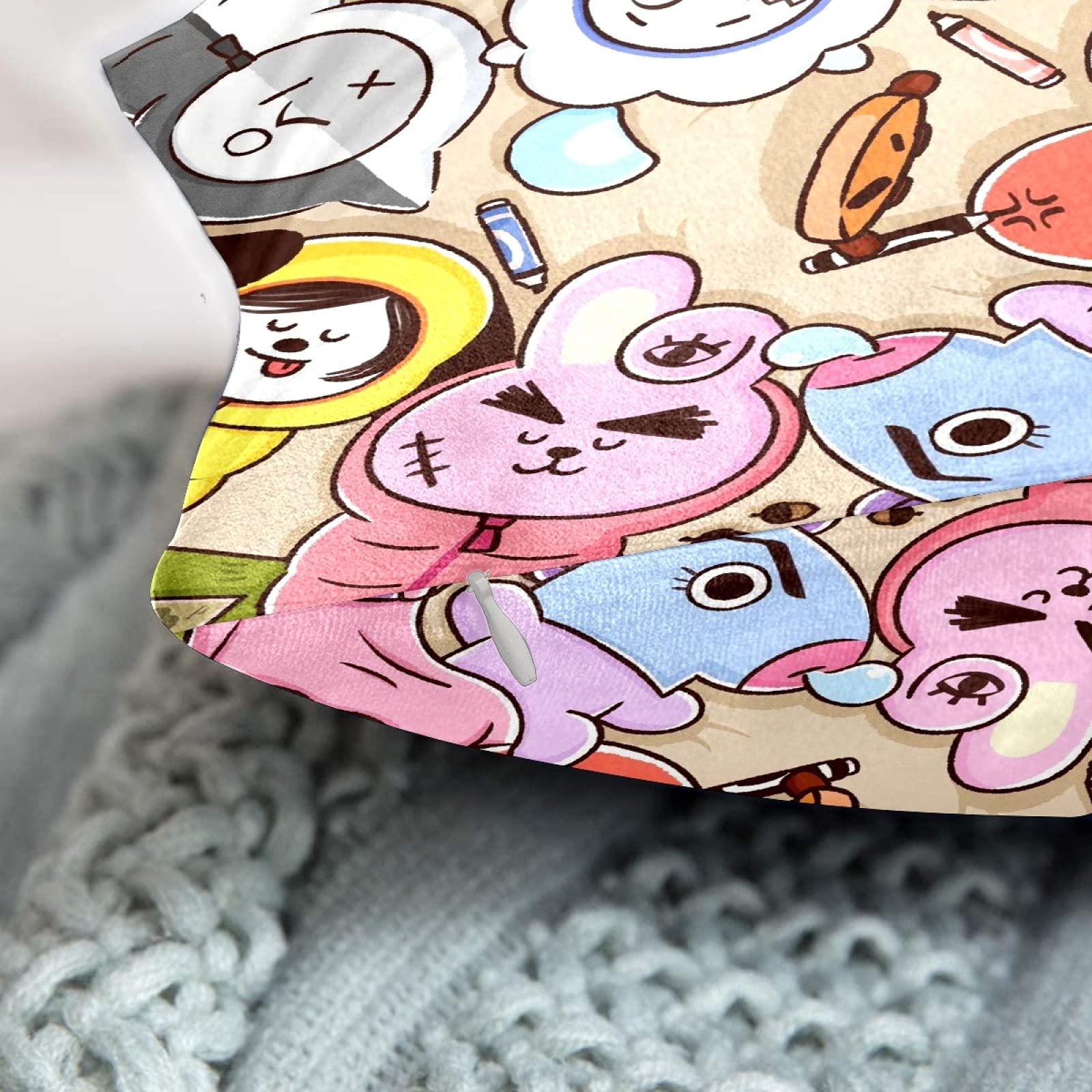 Amazon.co.jp: bts 防弾少年団 クッションカバー bt21 枕カバー