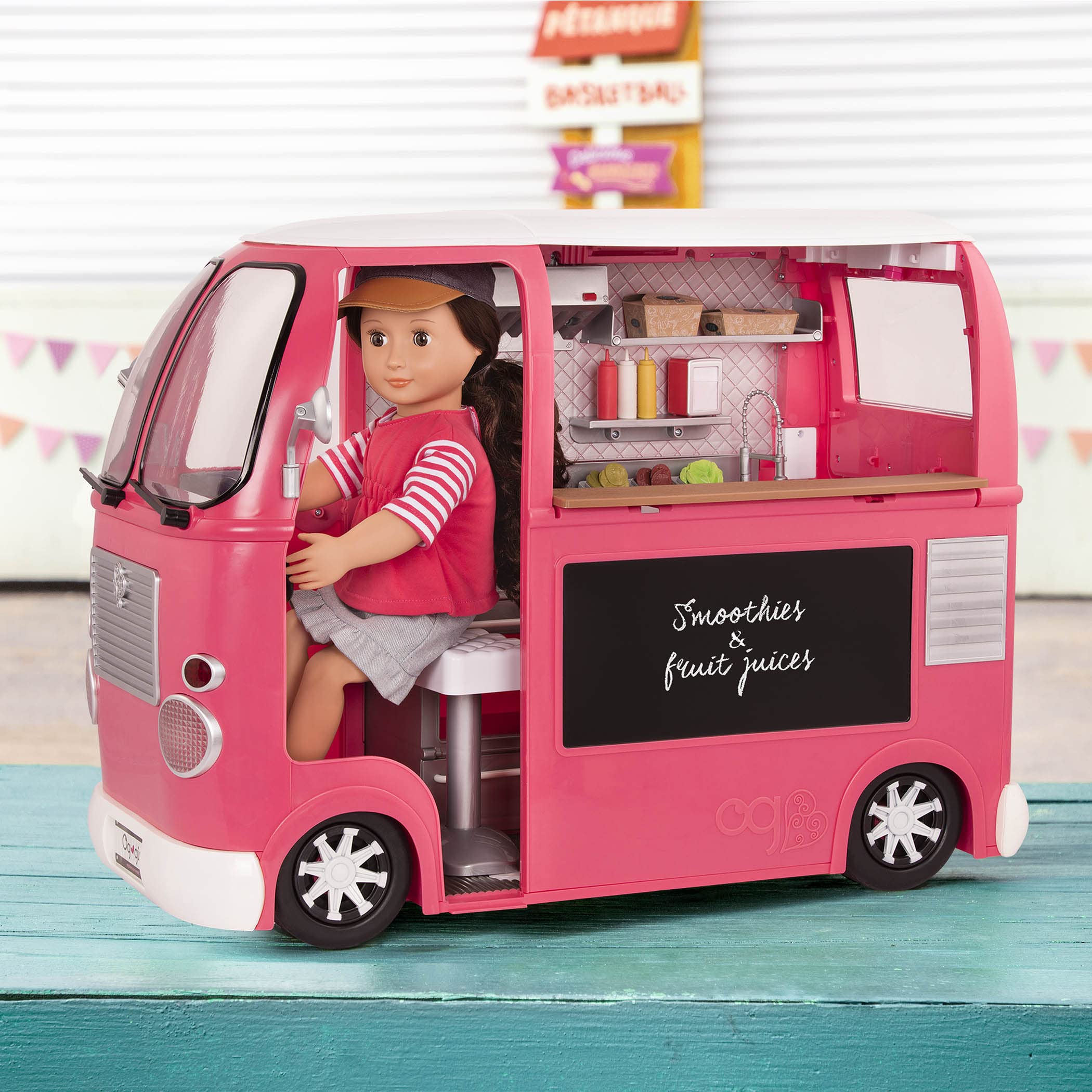 Our Generation BD37969Z - Food Truck Rosa