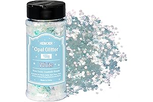 White Opal Chunky Glitter: Unleash Your Sparkly Creations