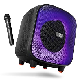 ZEBRONICS Sound Feast 800,Portable Party Bluetooth Speaker,55 Watts,6 Hours Playback,6.5 inch Powerful Driver,Wireless M