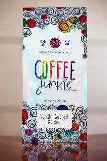 Vanilla Caramel Kahlua Naturally Flavored Organic Coffee Beans - 12 oz - Contains NO ALCOHOL
