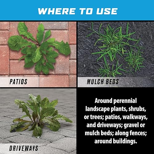 Miniatura 6 de Ortho GroundClear - Super concentrado para eliminar malezas y hierbas, con botella reutilizable vacía, varita cómoda y bolsas de repuesto de 2-5