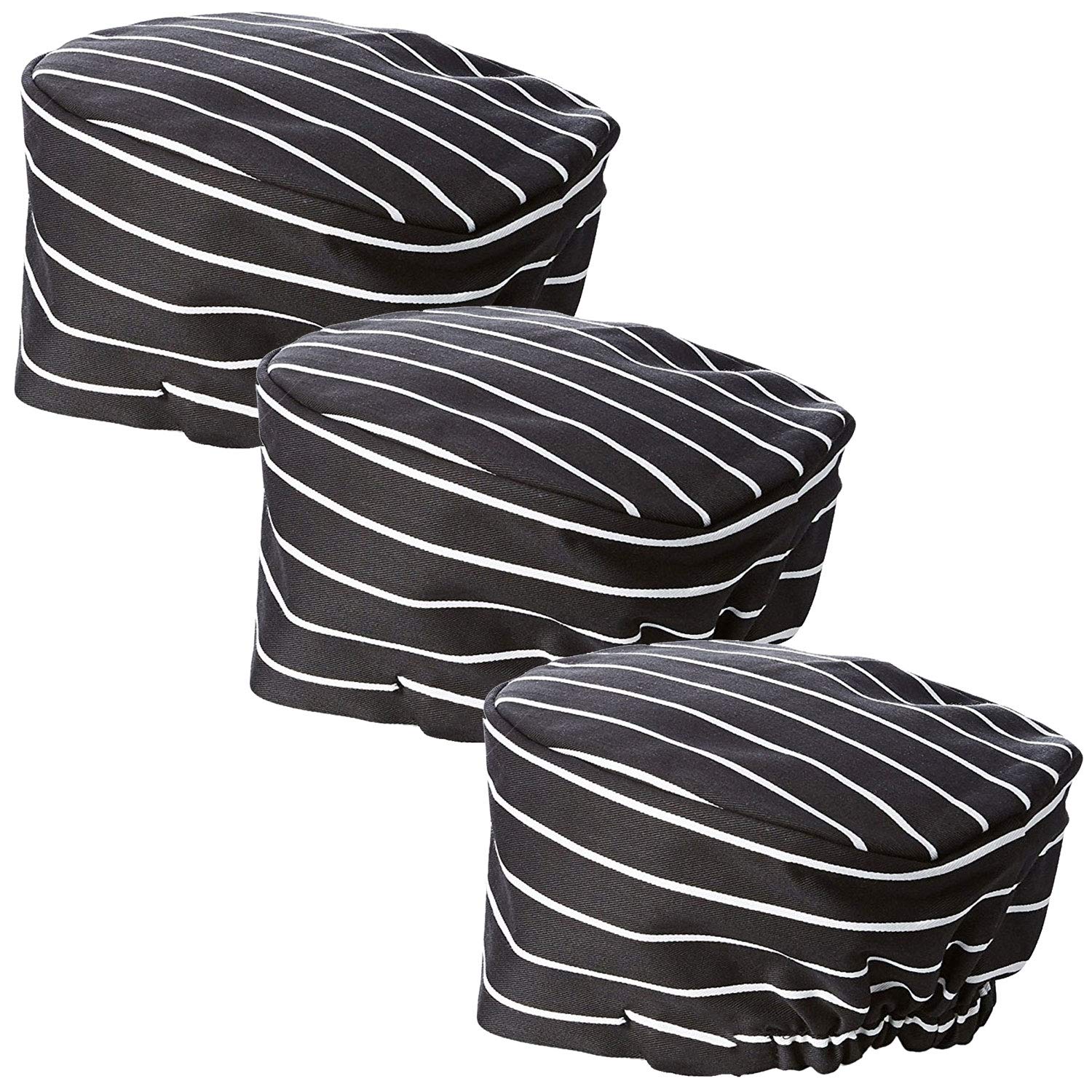 Chef Code 3-Pack Chef Beanie All Around Use (Chalkstripe)