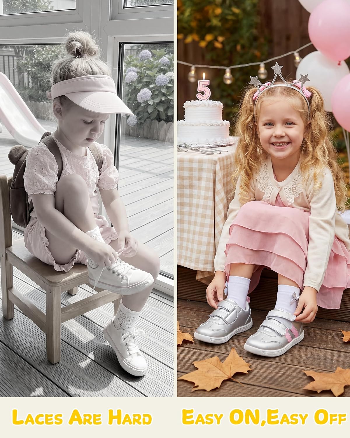 Toddler Wide Toe Box Barefoot Shoes for Boys & Girls Zero Drop Sneakers Little Kids Tennis Running Casual Shoes Baby First Walking Non-Slip Shoe Lightweight Comfort Outdoor Activities - Image 5