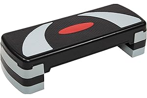 Adjustable Workout Aerobic Stepper Step Platform Trainer