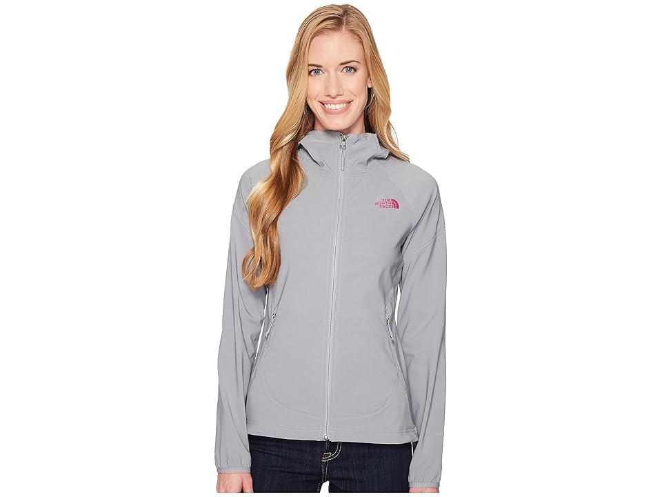 

The North Face Nimble Hoodie (Mid Grey/Violet Pink) Women's Coat, Gray