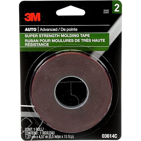 3M Super-Strength Molding Tape: Unbeatable Adhesion for Vehicles