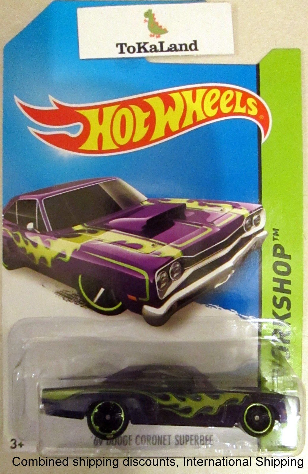 Hot Wheels 2014 212/250 Workshop Heat Fleet Purple '69 Dodge Coronet Superbee ^G#fbhre-h4 8rdsf-tg1325315