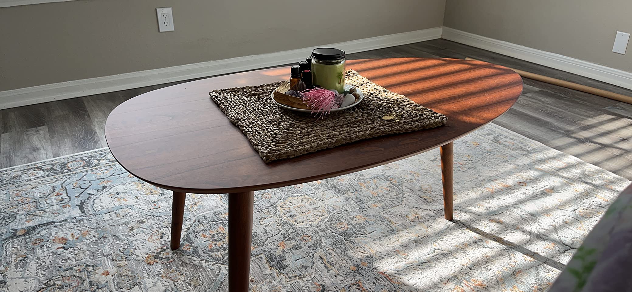 19/mo Finance Christopher Knight Home Elam Wood Coffee Table, Walnut