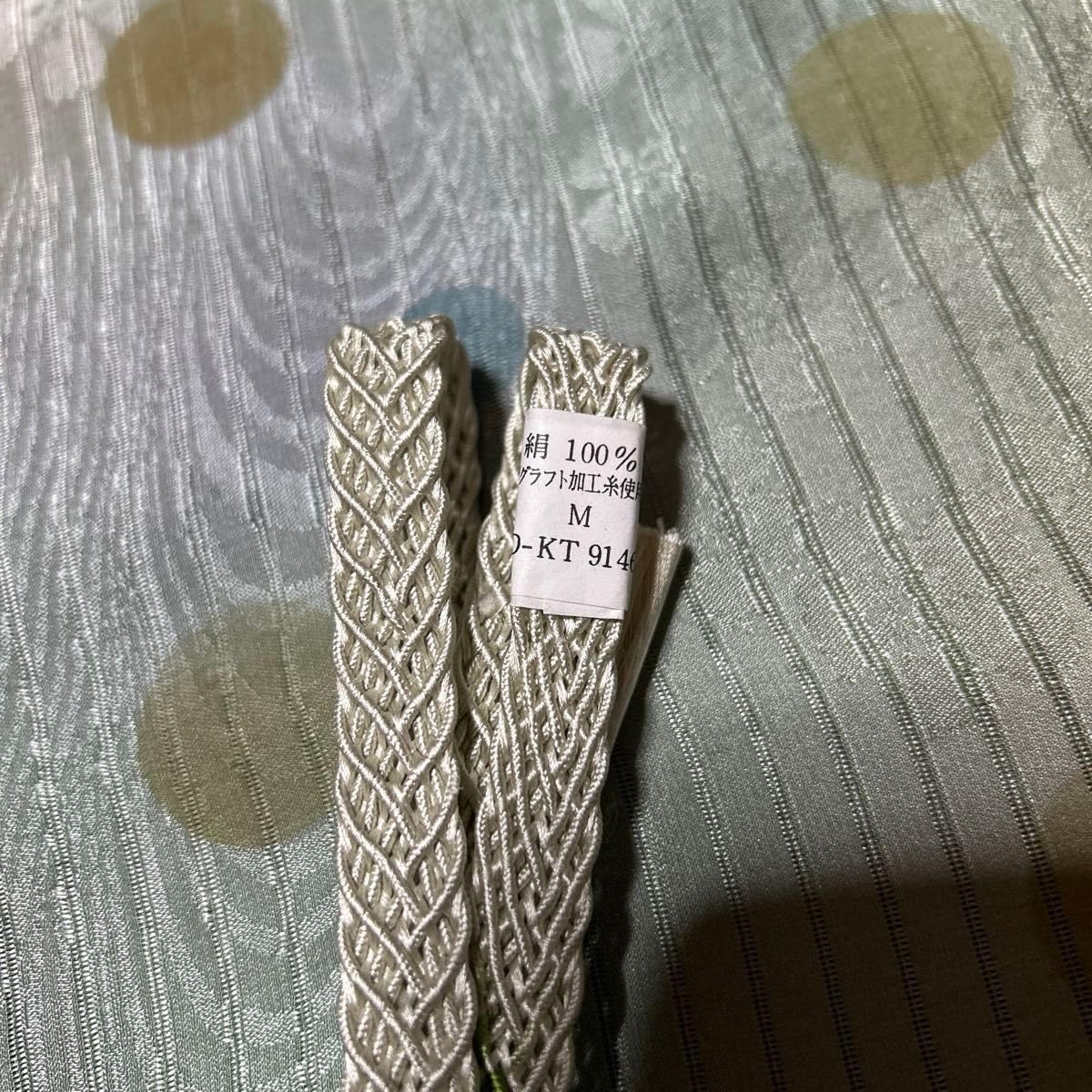 夏帯締めと夏帯揚げのセット 正絹 正絹 夏物 夏用 絽