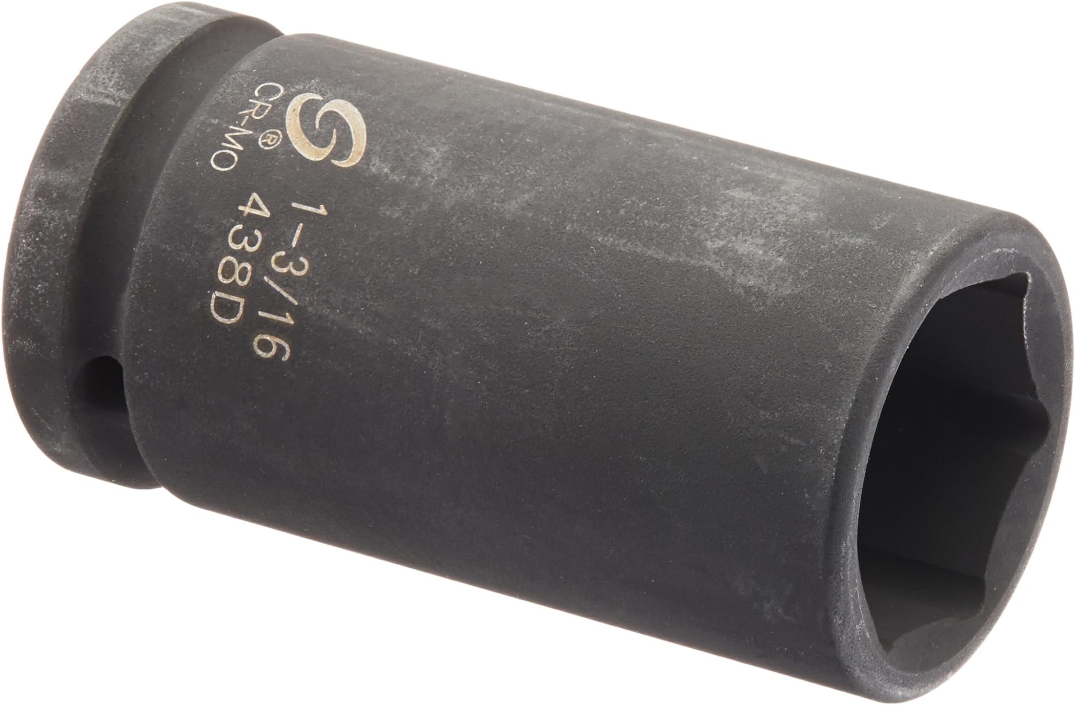 Sunex 1/2-Inch Drive 1-3/16-Inch Extra Deep Impact Socket - Chrome Molybdenum Alloy Steel