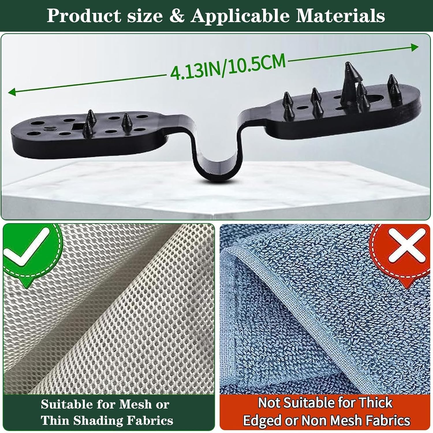 200Pcs Shade Cloth Clips, Sun Shade Clips - Black Plastic Heavy Duty Garden Net Clamps for Sun Shade Net, Gardening Shade Cloth, Anti Bird Netting, Removable & Reusable Windproof Awning Clamp(Black)
