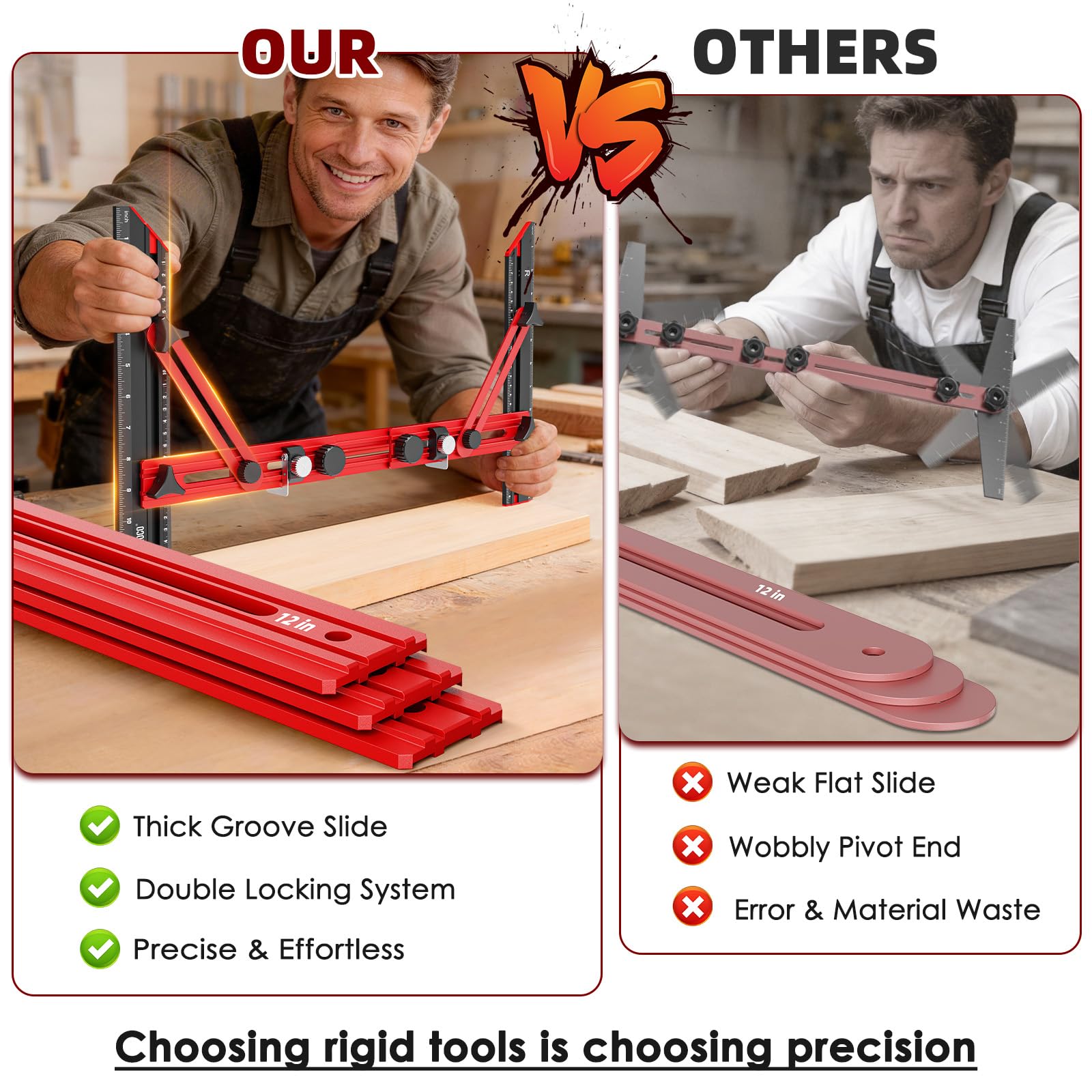 Stair Tread Template Tool - Precise Measurements -3 Stair Tread Template Tool - Precise Measurements -3