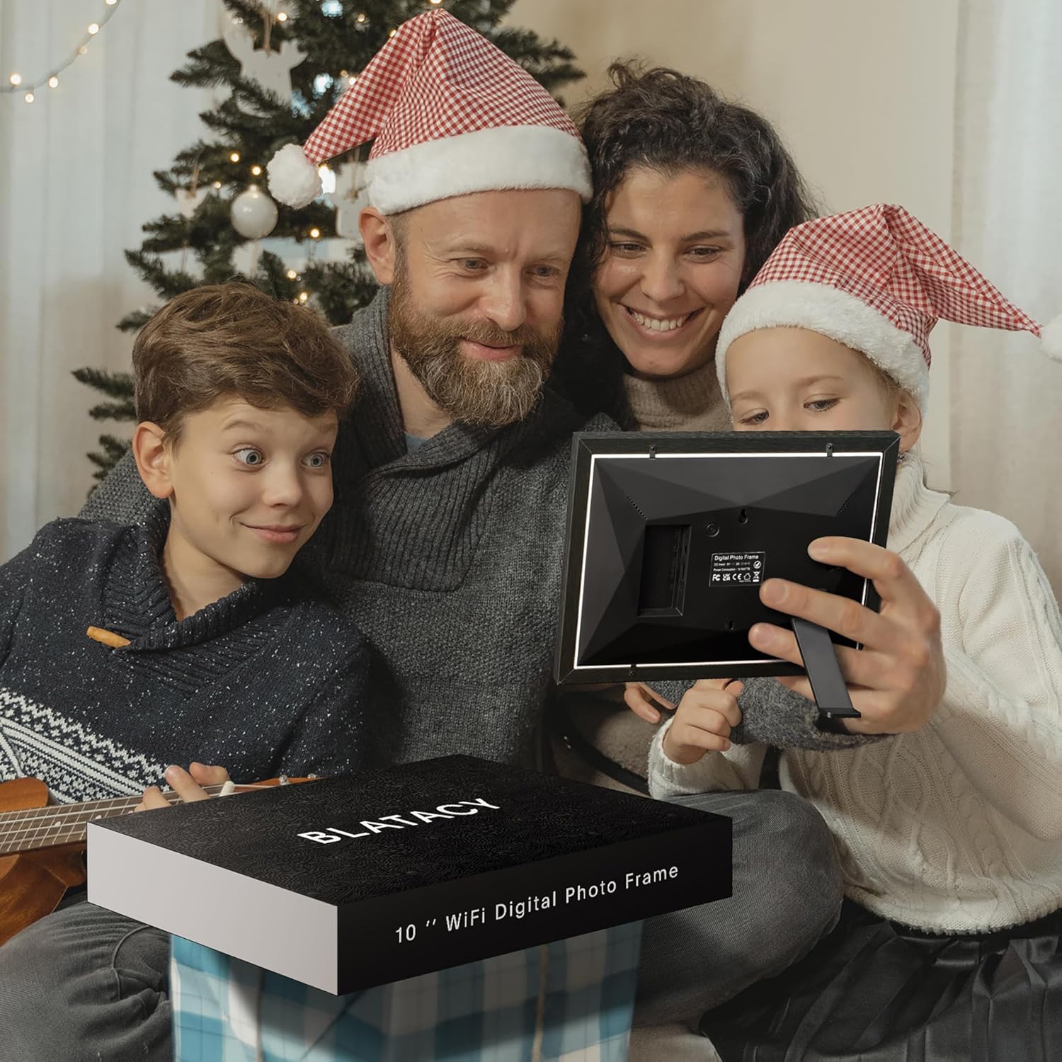 Digital Picture Frame WiFi 10.1 - Inches Digital Photo Frame IPS HD Touch Screen with 16GB Storage, Wall Mountable, Auto-Rotate, Share Photos/Videos via Frameo App : Electronics