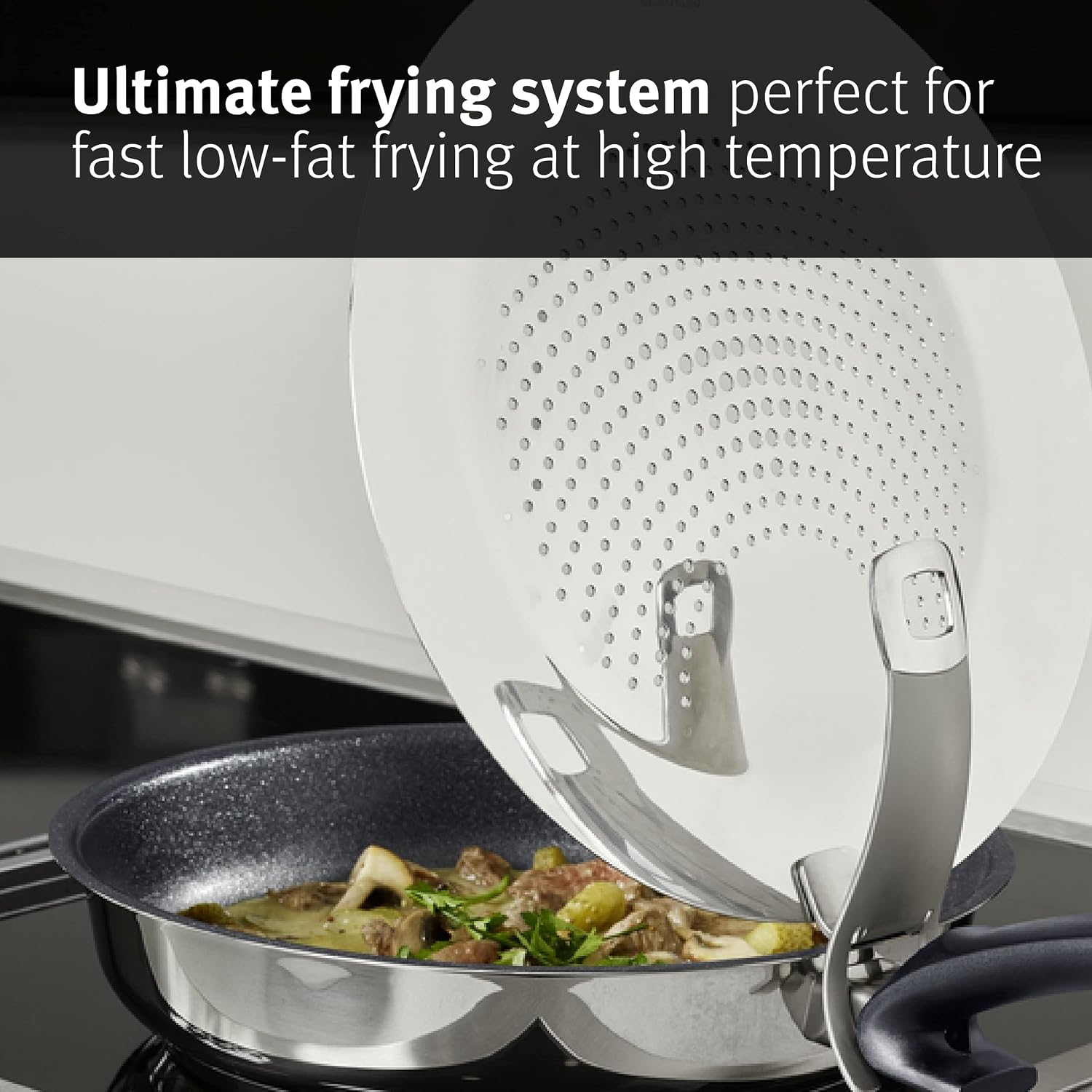 Fissler Clippix Hook-In Spatter Shield - Premium Stainless Steel