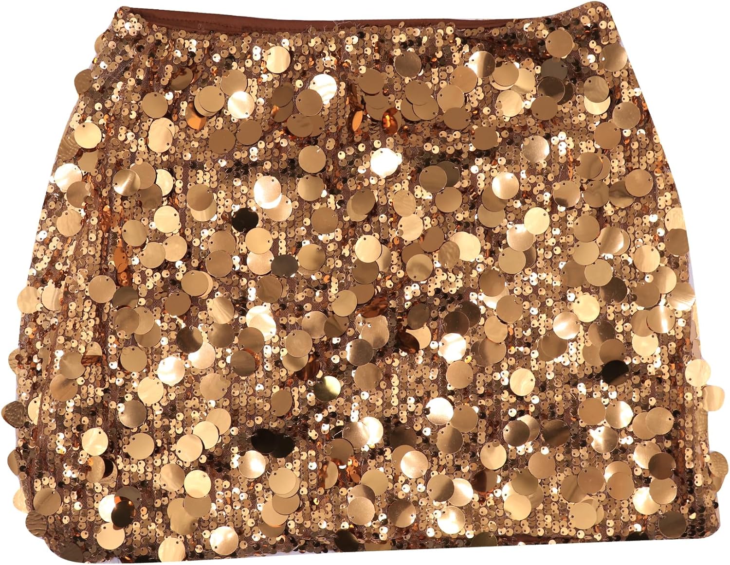 ANKOMINA Women's Sexy Shiny Sequin Mini Skirt Glitter Low Waist Pencil Skirts Bodycon Dance Party Club Short Skirt - Image 4