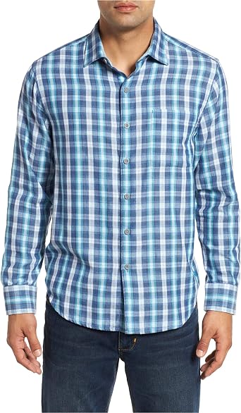 Tommy Hilfiger Mens Regular Fit Spread Collar Long Sleeve Dress Shirt