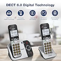 Vista 11 de VTech VG232 Teléfono inalámbrico con contestador automático - con pantalla grande, altavoz full-duplex, identificador de llamadas/llamada en espera