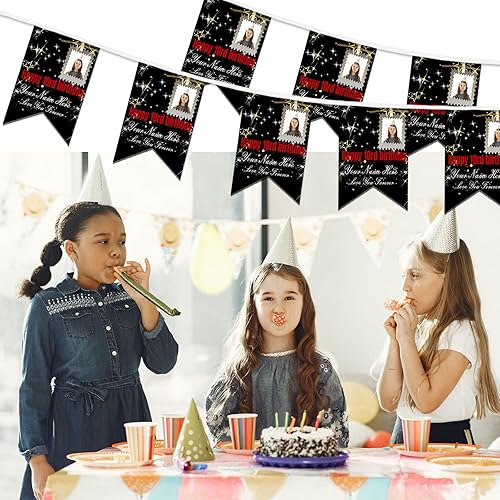 Miniatura 5 de Banderas coloridas personalizadas de 3876114190304456570760 unidades, banderas de banderines coloridos, pancarta triangular multicolor, bandera de