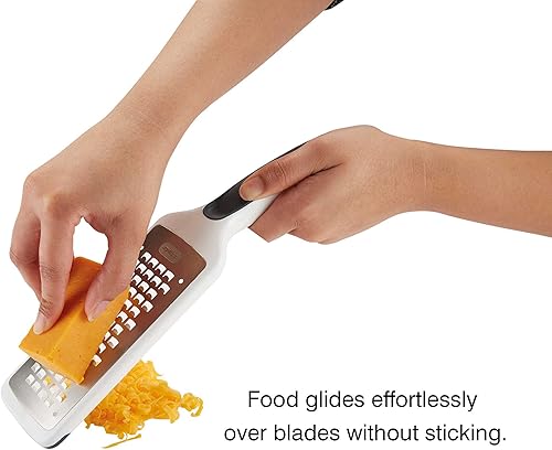 Vista 52 de Zyliss Rallador rotativo grabado con ácido de queso con tambores finos y gruesos, 1 paquete, color blanco