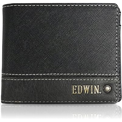 二つ折り財布 合皮 小銭収納 紙幣収納 カード収納 エンボス ステッチ リベット