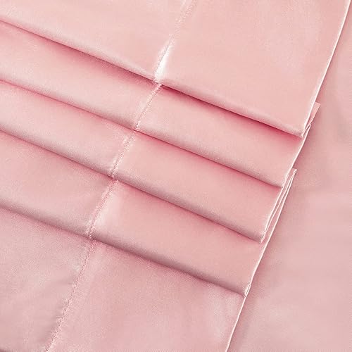 Miniatura 167 de SiinvdaBZX - Juego de sábanas de satén de tamaño individual, 3 piezas ultra sedosas, suaves, de satén verde salvia con bolsillo profundo, 1 sábana