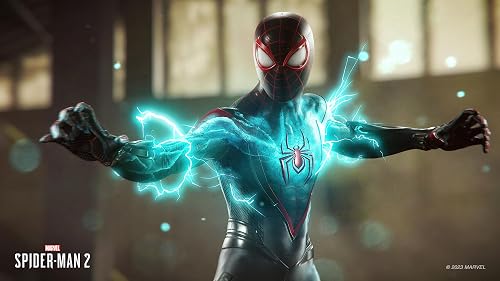 Sony, Marvel's Spider-Man 2 pour PlayStation 5, Jeu d'Action-Aventure en Monde Ouvert, Avec Retour Haptique, Version Physique avec CD, En Français, 1 Joueur, PEGI 16 - 4