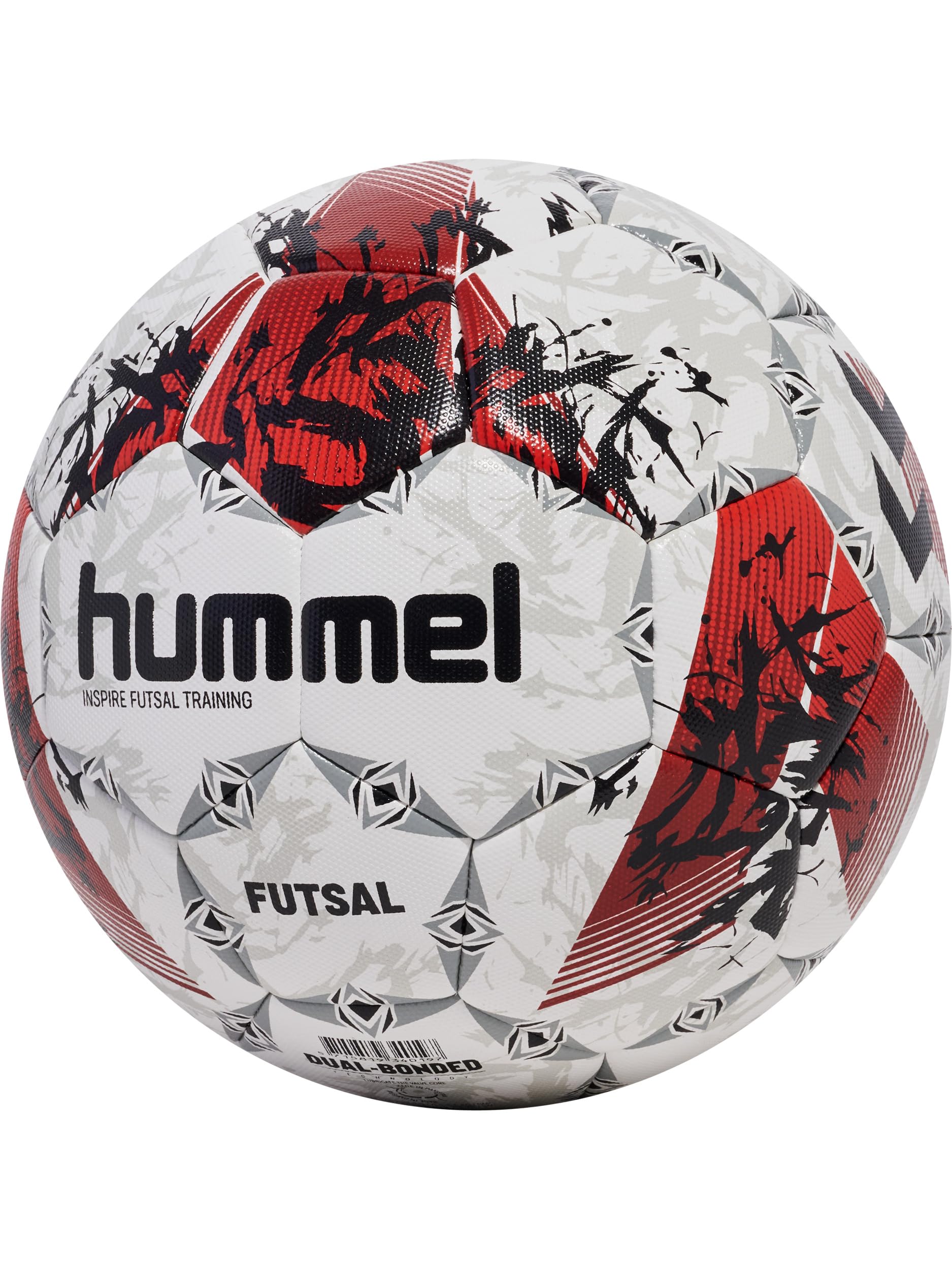Hummel HLInspire Futsal Training FB, Chestnut Brown, White, Grey, 4